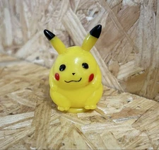 Heisei Retro Pokemon Pikachu Busa-kawa (ugly-cute) Doll Scoop - Vintage Item