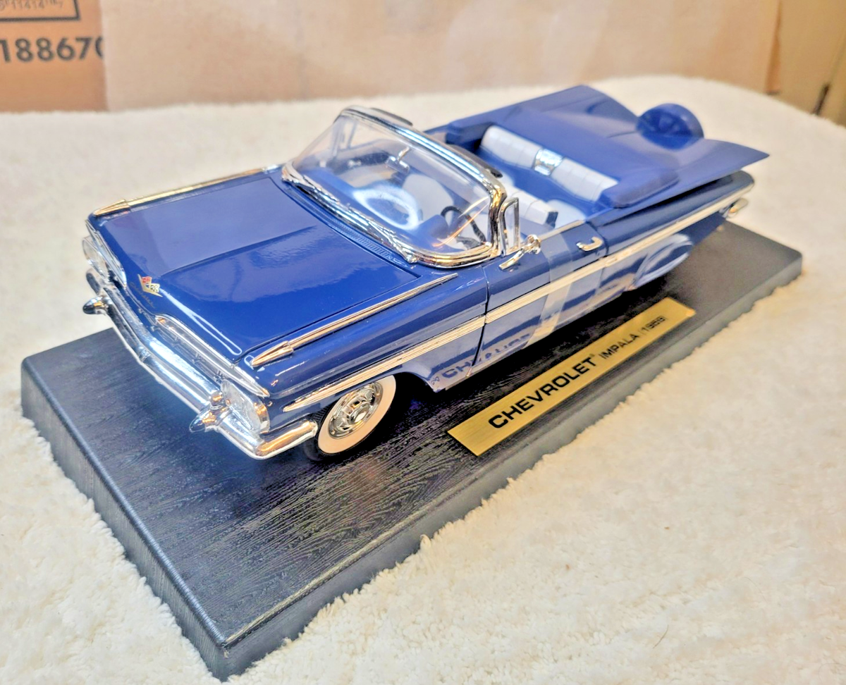 1959 Chevy Impala Convertible 1:18 Road Legends Diecast | eBay