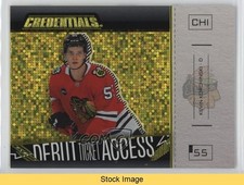 2023-24 Upper Deck Credentials Horizontal Yellow Kevin Korchinski #175 READ 1r7b