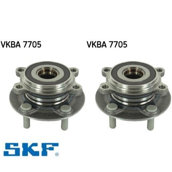 2X Radlagersatz SKF VKBA7705 2 Radlager Satz Links Rechts Vorderachse FüR Mazda-image