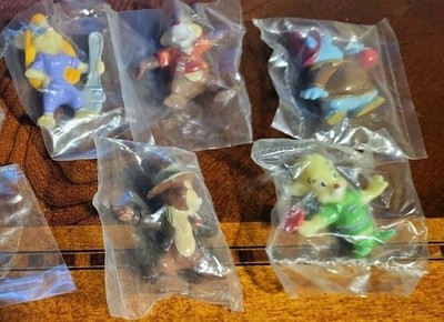 5 Disney Rescue Rangers Gummi Bears 2'' PVC Kellogg Vtg Lot READ Vtg