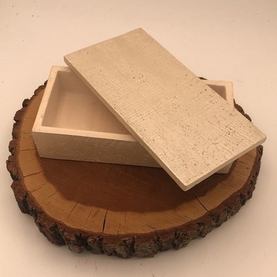 VTG Flavia (Bitossi/Raymor) Montelupo Italy Ceramic 8'' Lidded Box