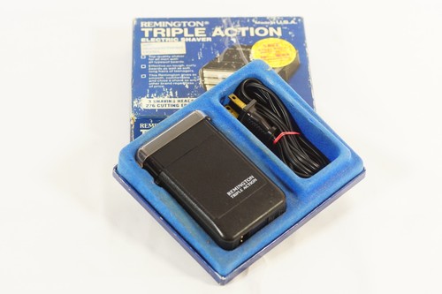 Vintage Remington Triple Action Electric Shaver PM-750 Lightly Used