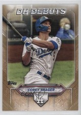2021 Topps DH Debuts Gold 1/1 Corey Seager #DHD-4 nd3