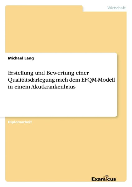 Michael Lang | Erstellung Und Bewertung Einer QualitäTsdarlegung Nach Dem...-image