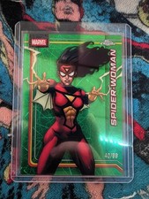 2026 Topps Chrome Marvel Comics Spider-Woman Hulk Green Lazer Refractor /99 #167
