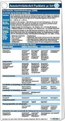 Arzneimittelsicherheit in der Psychiatrie pocketcard Set Buch Börm Bruckmeier