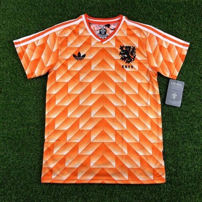 Classic Retro Netherlands Holland 1988 GULLIT 10 Football Shirt