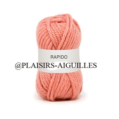 10 Pelotes de laine RAPIDO ROSE DES SABLES Neuves - Photo 1/4