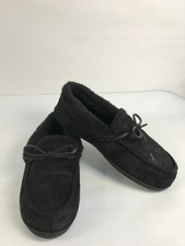 Sonoma Women's Cozy Moccasin Slippers Black Size XXL Size 10-11