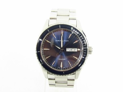 HAMILTON Jazzmaster Gent Quartz 40mm H32451141 blau funktionstüchtig