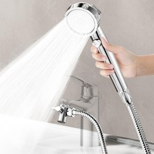Sink Hose Attachment for Faucet with 5 Adapters, Tub Faucet Sprayer Attachmen...