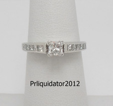 1CT Natural Diamond Anniversary Engagement Wedding Bridal Ring 14K White Gold