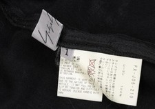 Used Yohji Yamamoto FEMME Rayon hook closure drape knit jacket black 1 Ladies