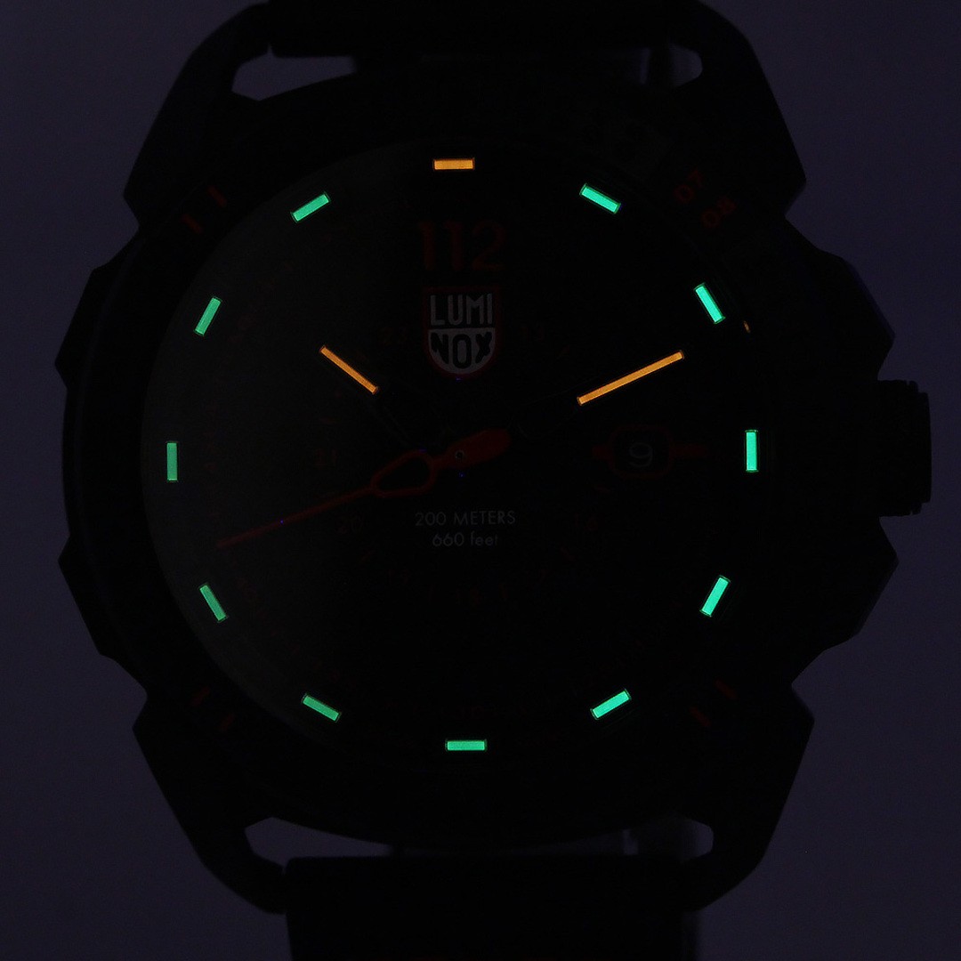 Luminox Arctic 1000 Series Quartz Watch Carbon Steel Rubber Used From Japan From image 4