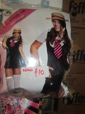 Adult Fancy Dress HENBRANT SCHOOL GIRL X/L