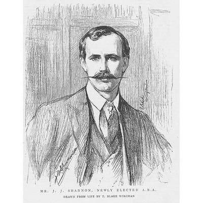 JAMES JEBUSA SHANNON Angloamerikanischer Künstler - Antiker Druck 1897