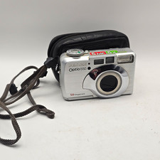 PENTAX Optio 550 5.0MP Compact Digital Camera 5x Zoom Silver w/ Case UNTESTED