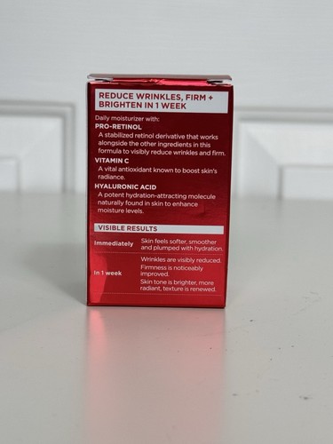 Loreal Revitalift Moisturizer Day Triple Power Anti-Aging Trial Size 0.5 oz - Picture 2 of 5