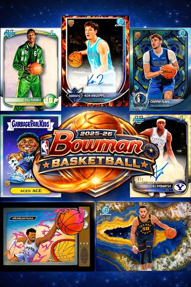 BOWMAN BASKETBALL IS BACK!!!!! $1 Starts Random teams All Day Pin