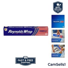 Wrap Everyday Strength Aluminum Foil Roll, 12 Inch Wide, 100sq ft 12 Inch K...