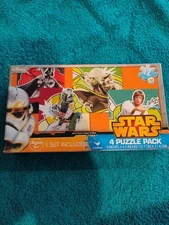 Star Wars 12-piece 4 puzzle box new unopened great for collectors of all types