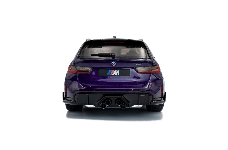 BMW M3 Touring with Performance Parts Twilight Purple Metal.Solido Die Cast 1/18 - Immagine 4 di 4