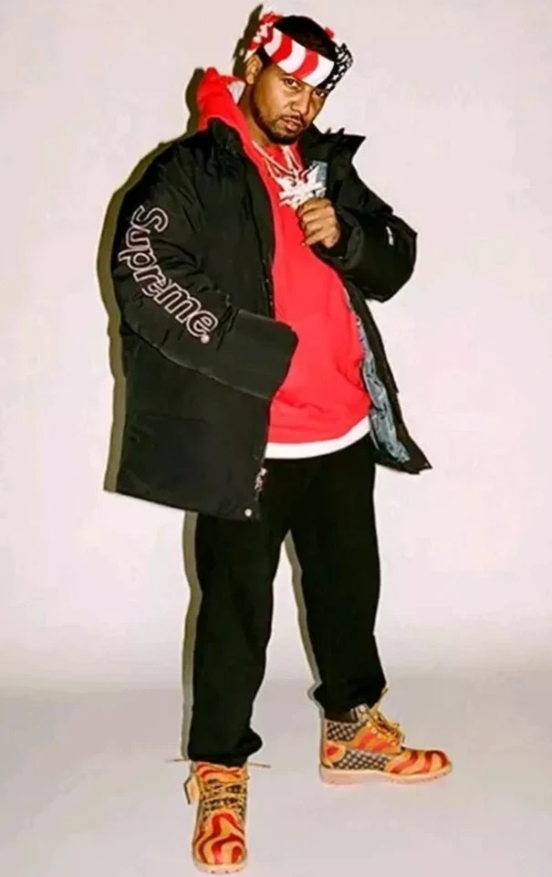 Timberland Supreme Estrellas y Rayas 6" Bota Bandera Americana 10.5 Dipset Nueva York Foto 4 de 4