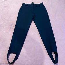 Maje Black Stirrup Pants - Black (Size 6, EU 38)