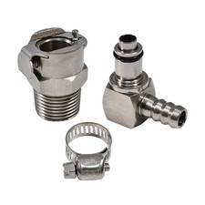 Stainless Steel Fuel pump quick release metal connector For BMW R1200GS ADV@
