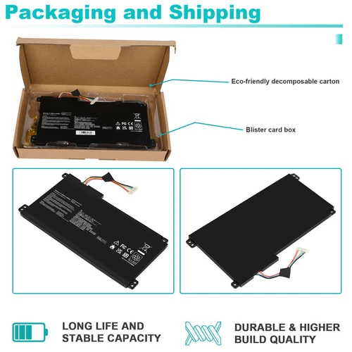 Replacement B31N1912 C31N1912 Battery for VivoBook 14 E410MA L410MA L510MA AU - Picture 5 of 13