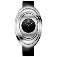 Calvin Klein Women's Black Leather Strap Watch K9322102 Slight Second Calvin Klein Women's Black Leather Strap Watch K9322102 Slight Second