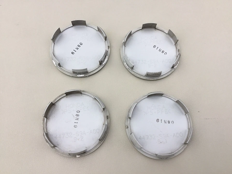 Juego de (4) tapas centrales de rueda Acura TSX 2009-2010 44732-S9A-A00 OEM Foto 2 de 4