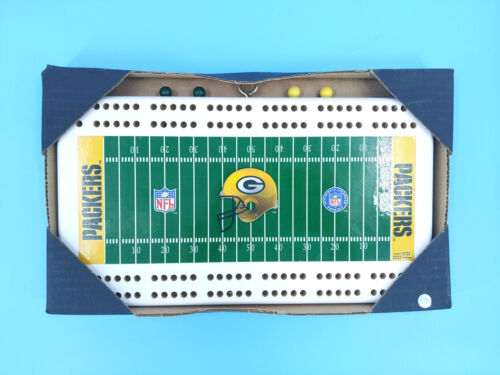Green Bay Packers Vintage Cribbage Board NFL Football Field by Custom Cribbage
