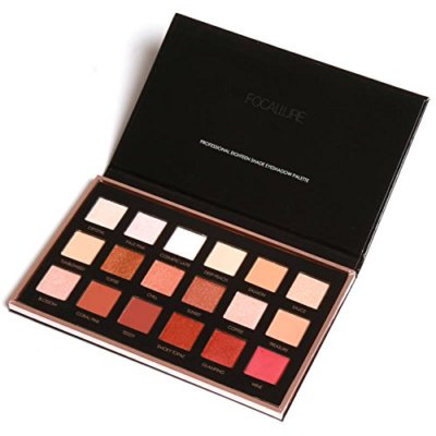 Focallure-Eye Shadows-18 Colors-Eye Shadow Makeup Palette #2 (Neutrals)