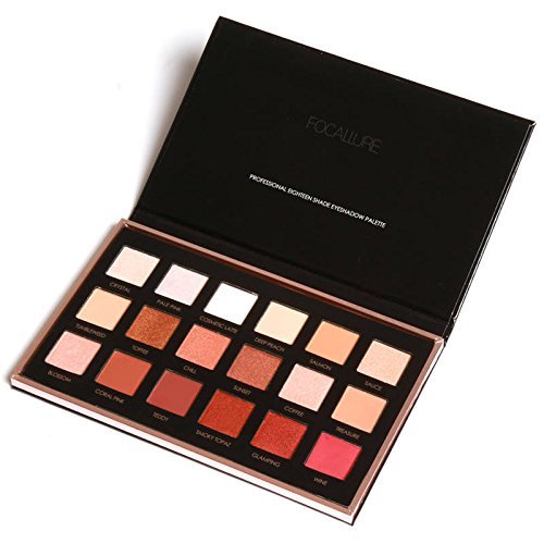 Focallure-Eye Shadows-18 Colors-Eye Shadow Makeup Palette #2 (Neutrals) - Picture 1 of 3