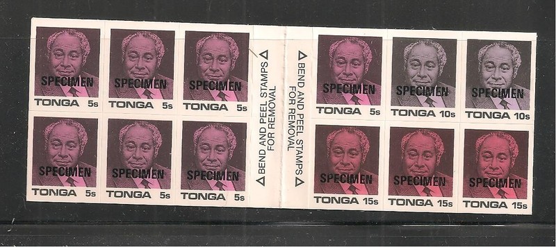 Sc. 656a  "SPECIMEN" Booklet MNH