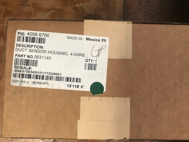 SIMPLEX 4098-9756 Duct Detector Housing Part No. 0631149 | eBay