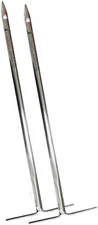 Pit Barrel Cooker Vertical Skewers | 2 Stainless Steel Vertical Skewers | Barrel