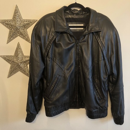 Andrew Marc Leather Jacket Vintage 80's 