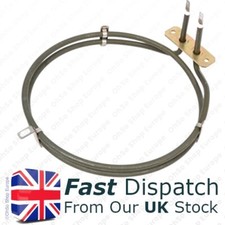 Fan Oven Element Fits Whirlpool Generation 2000 Electric Cooker 2000w 2-Turn