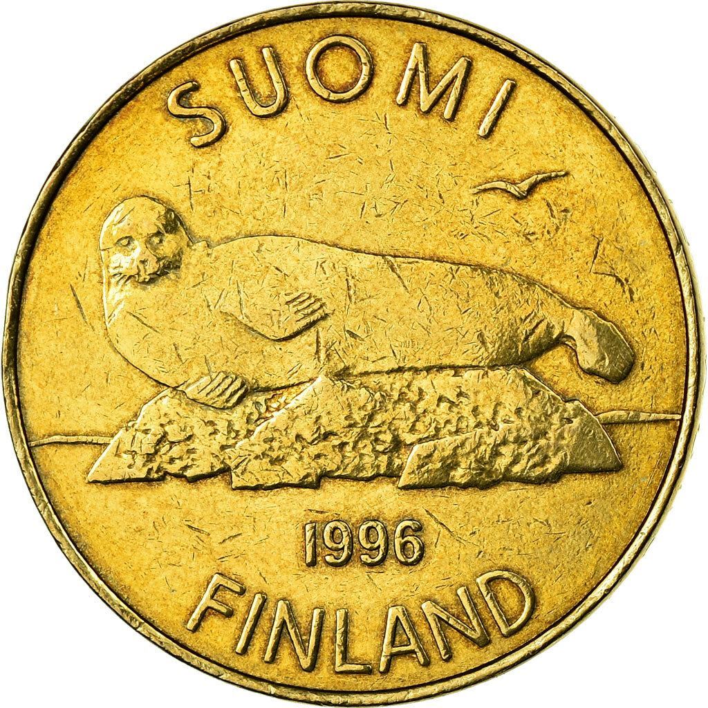Finnish Coin Finland 5 Markkaa | Dragonfly | Lake Saimaa