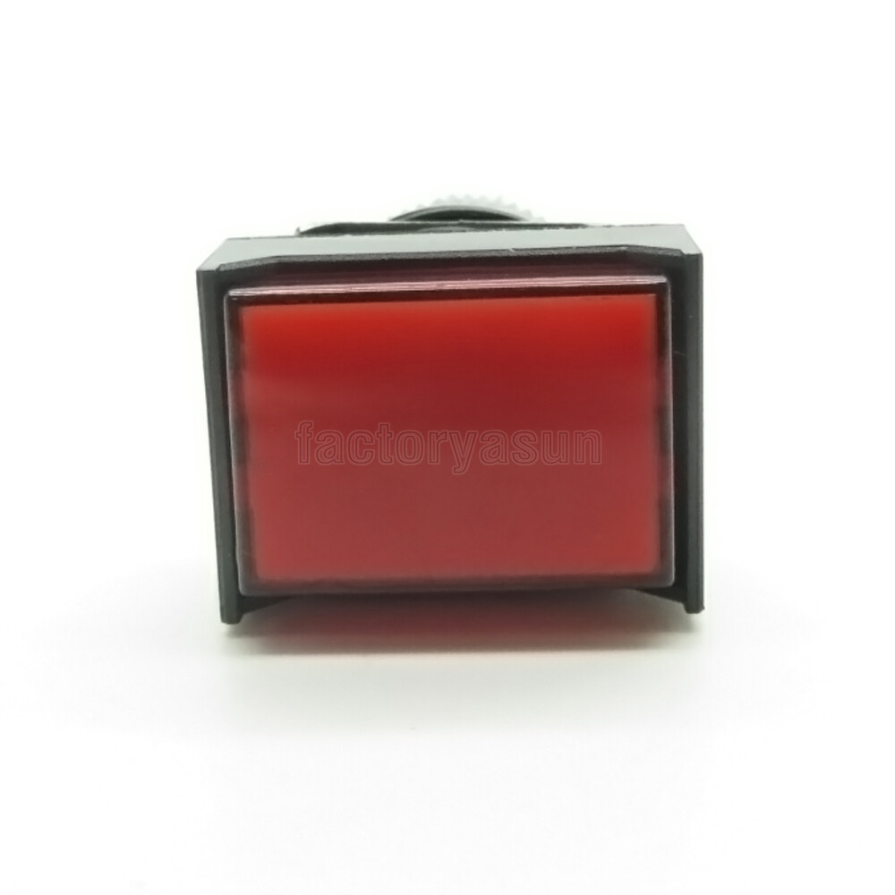 Red NC Industrial Pushbutton Switches Green Rectangle Latching 16mm ...