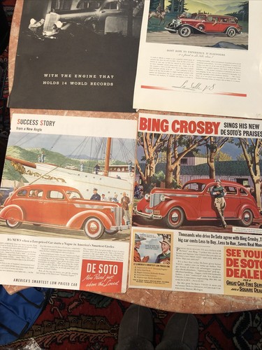 Lot of vintage newspaper clippings of old 1930s cars - Picture 3 of 10