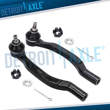 Pair Front Outer Tie Rod End Links for Acura CL Honda Accord Odyssey Isuzu Oasis
