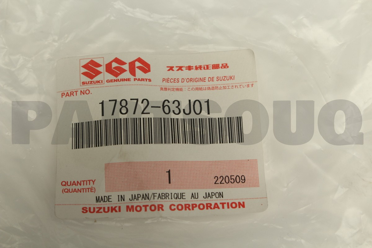 1787263J01 Genuine Suzuki HOSE, HEATER OUTLET NO.1 17872-63J01 | eBay