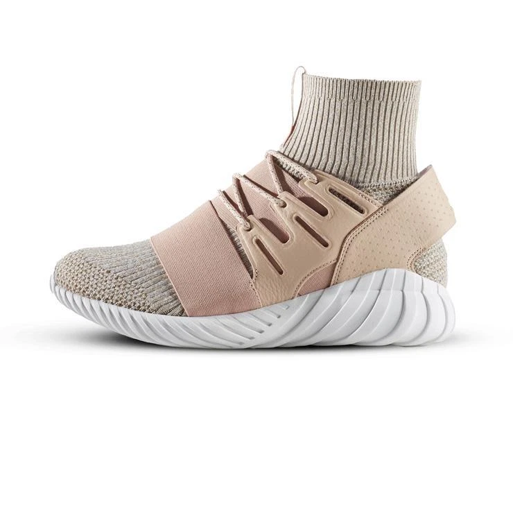 BB2390 Mens Adidas Originals Tubular Doom Primeknit Wool Pale Nude Beige