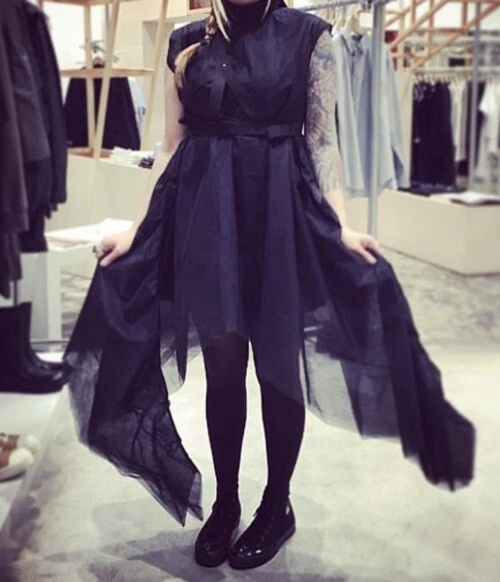 Abito in tulle Rick Owens Faun SS15