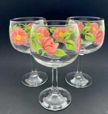 Franciscan • Desert Rose • Wine Glasses/Stemware • Water • Set Of
