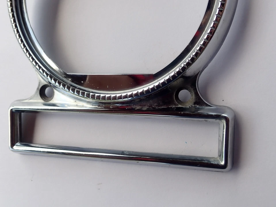 Beautiful Original 1955 1956 Ford Radio Chrome Bezel FDH-18842-A Nice ! - Image 3 of 4